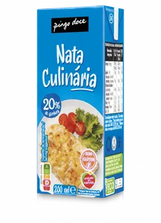 Natas UHT para Culinária Pingo Doce