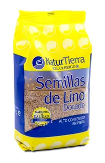 Sementes linhaça dourada Naturtierra 400 g