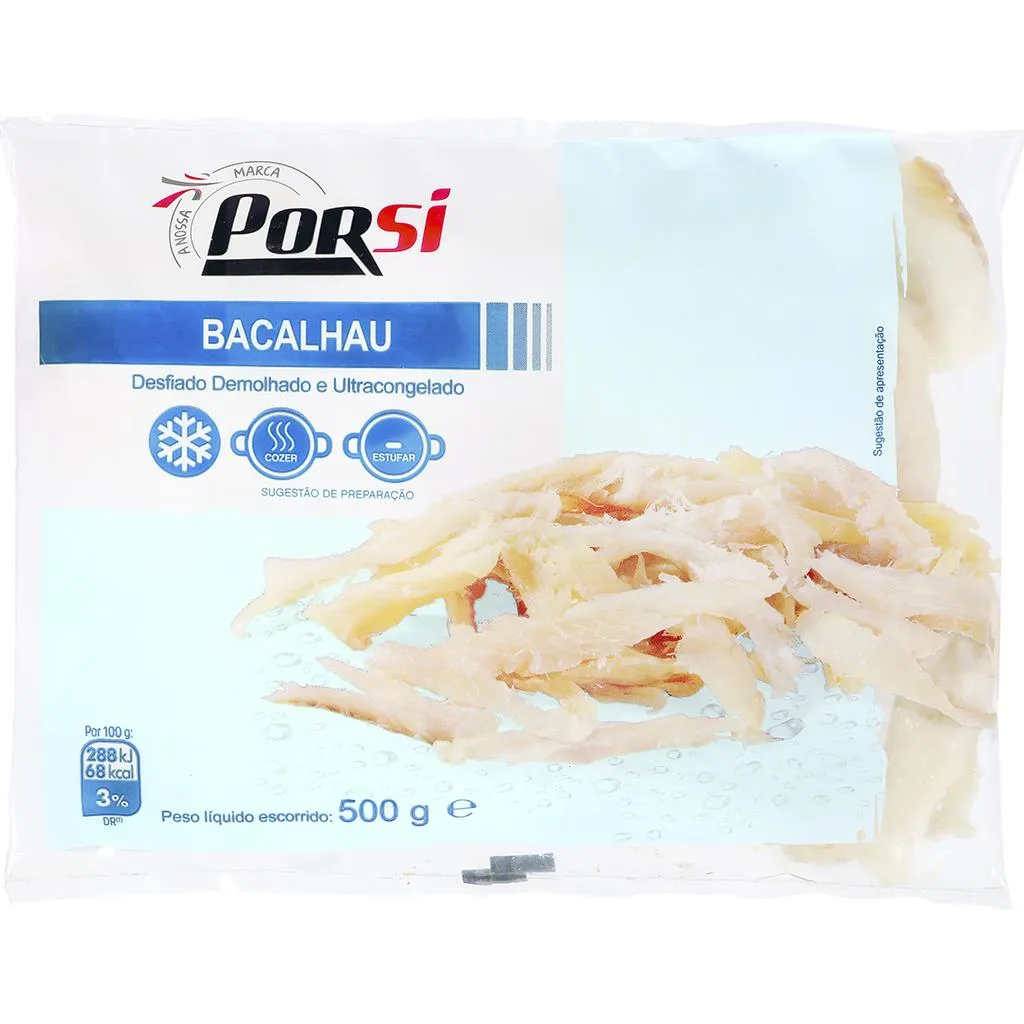 Bacalhau Desfiado 500g