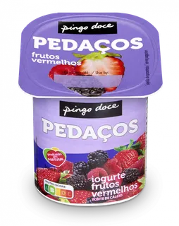 Iogurte Pedaços de Frutos Vermelhos Pingo Doce
