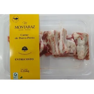 Entrecosto de Porco Preto embalagem 250 g - Montaraz