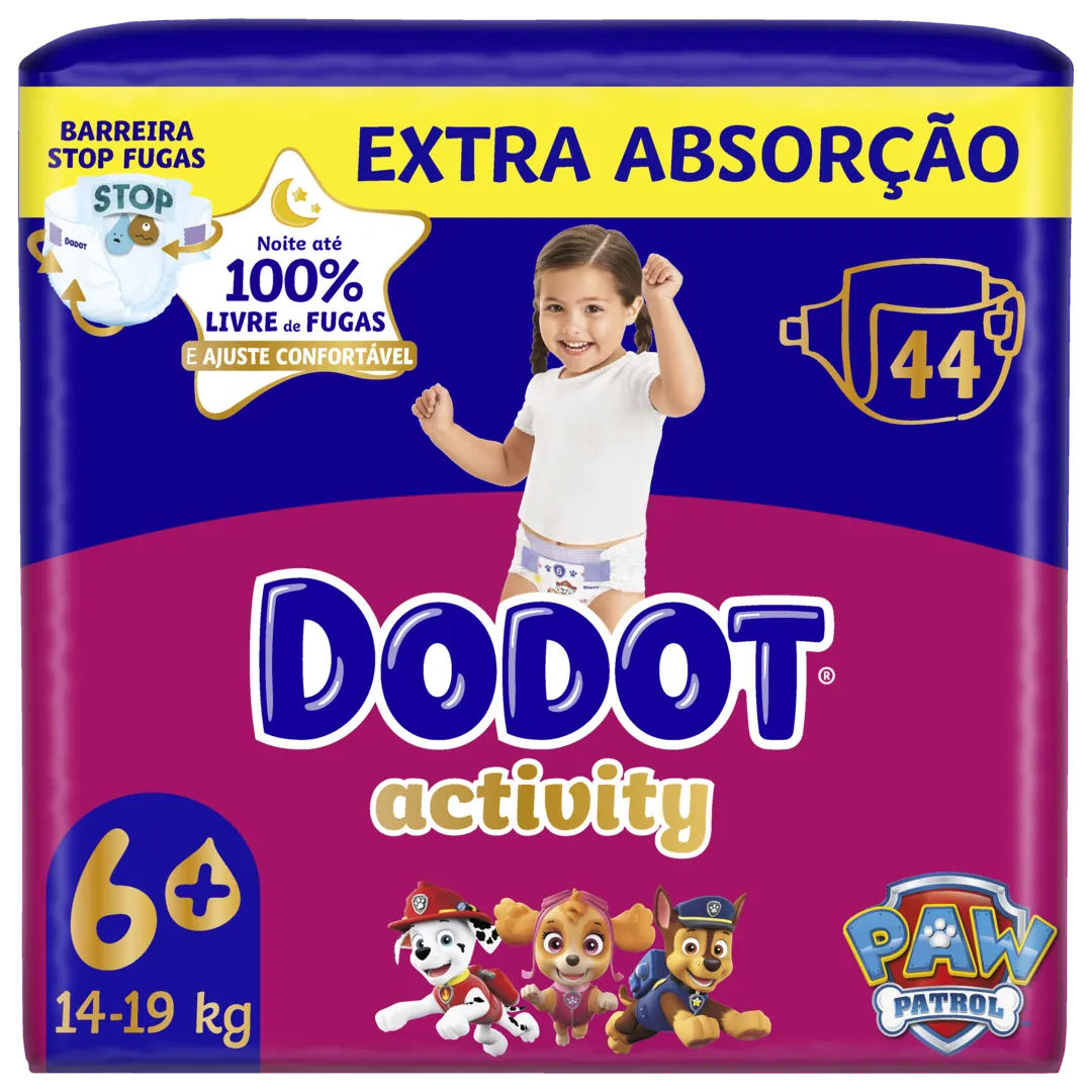 Fraldas Activity Extra T6+ 14-19kg