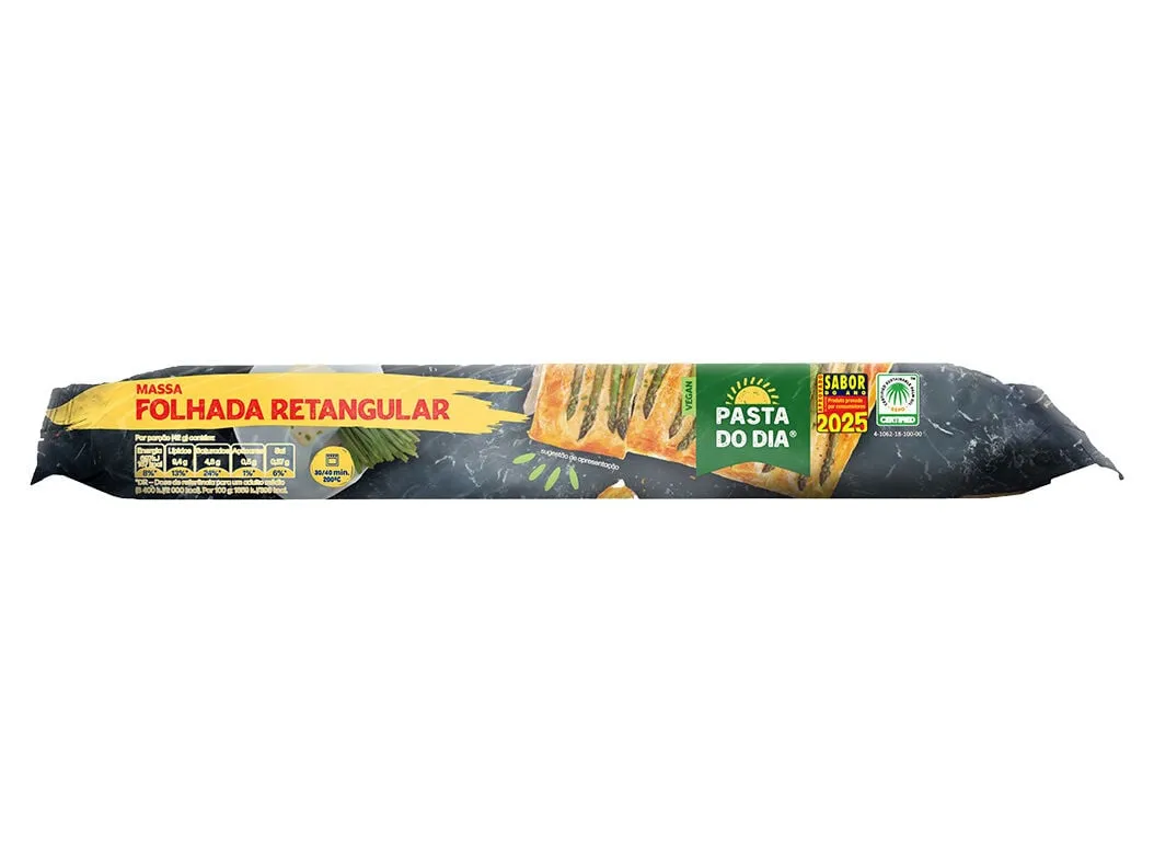 Massa folhada retangular Pasta DO DIA 250 g