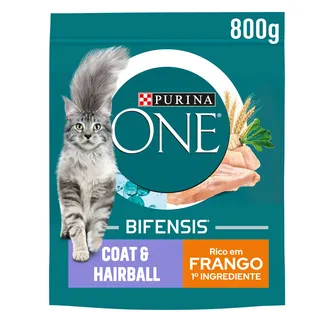Comida Seca para Gato Esterilizado Bolas de Pêlo com Frango Purina One