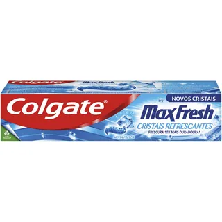 Dentifrico max white cristais brancos Colgate