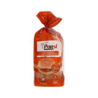Pão especial hambúrguer PorSi