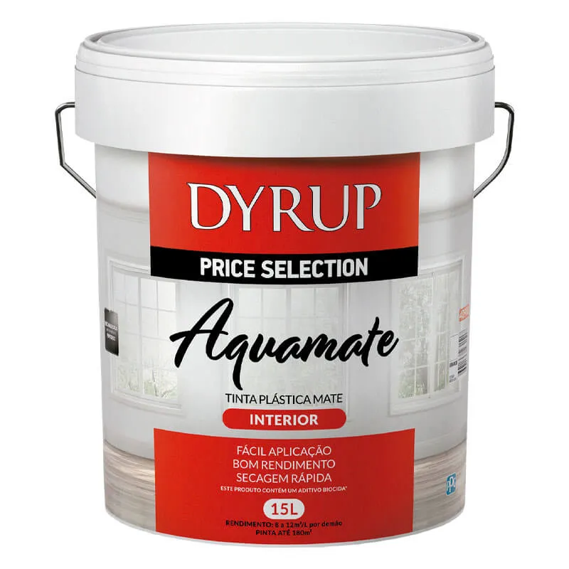 Tinta Plástica Aquamate Interior Branco 15L