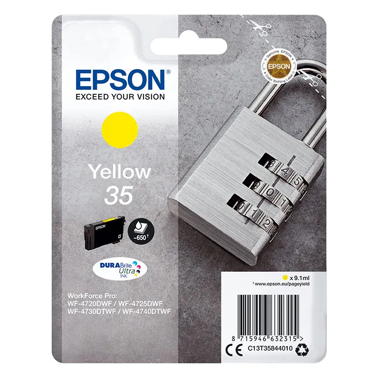 TINTEIRO EPSON 35 AMARELO