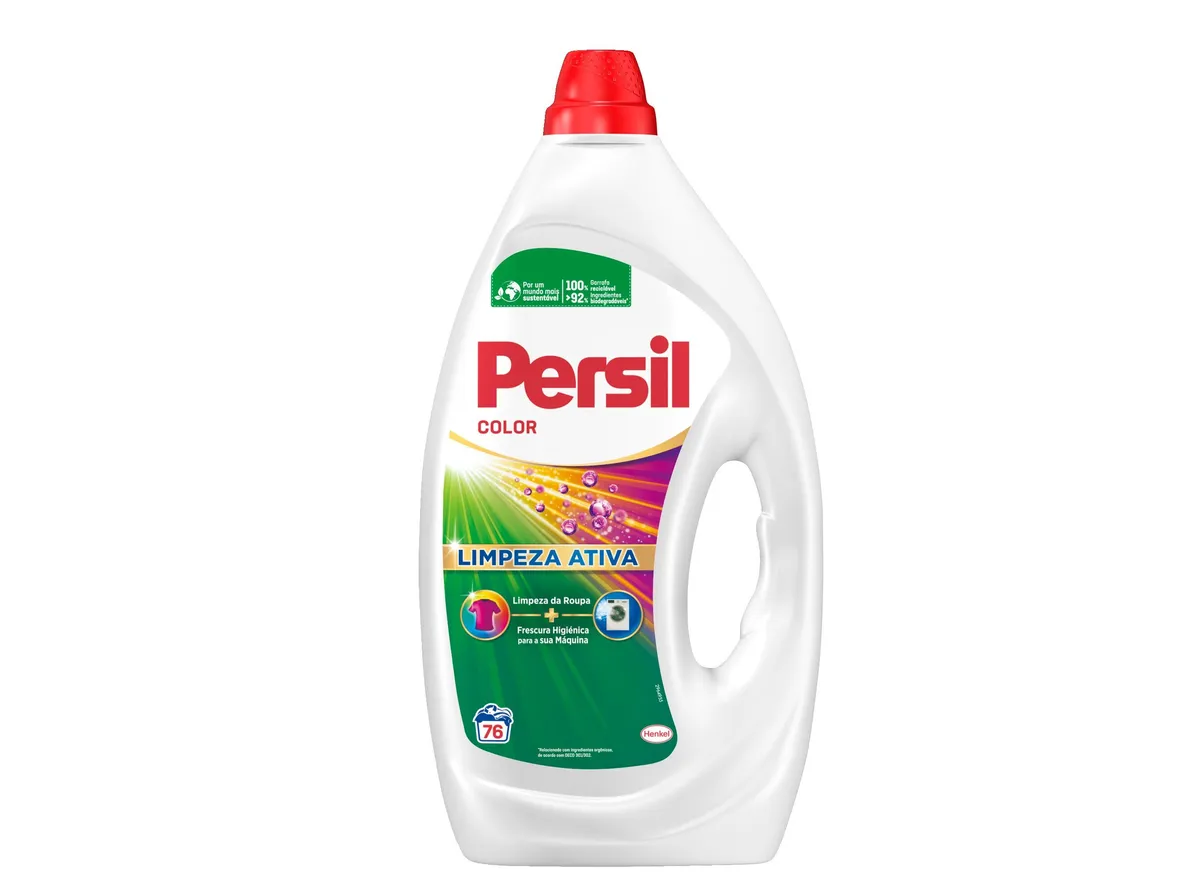 Detergente mãq. roupa Persil gel color 76lv