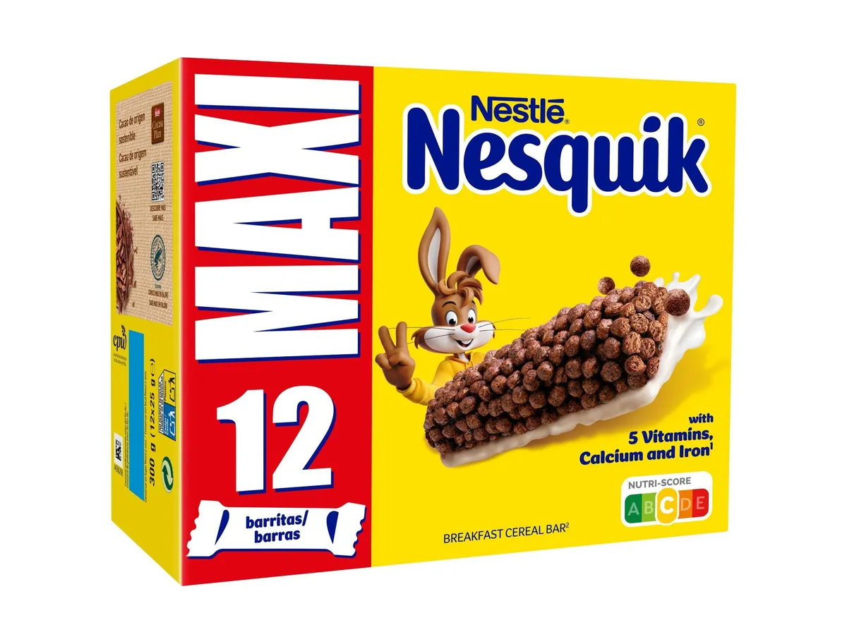 Barra cereais Nesquik pack 12 un