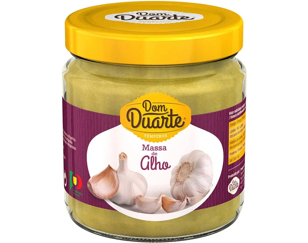 Tempero DOM Duarte massa de alho 200 g