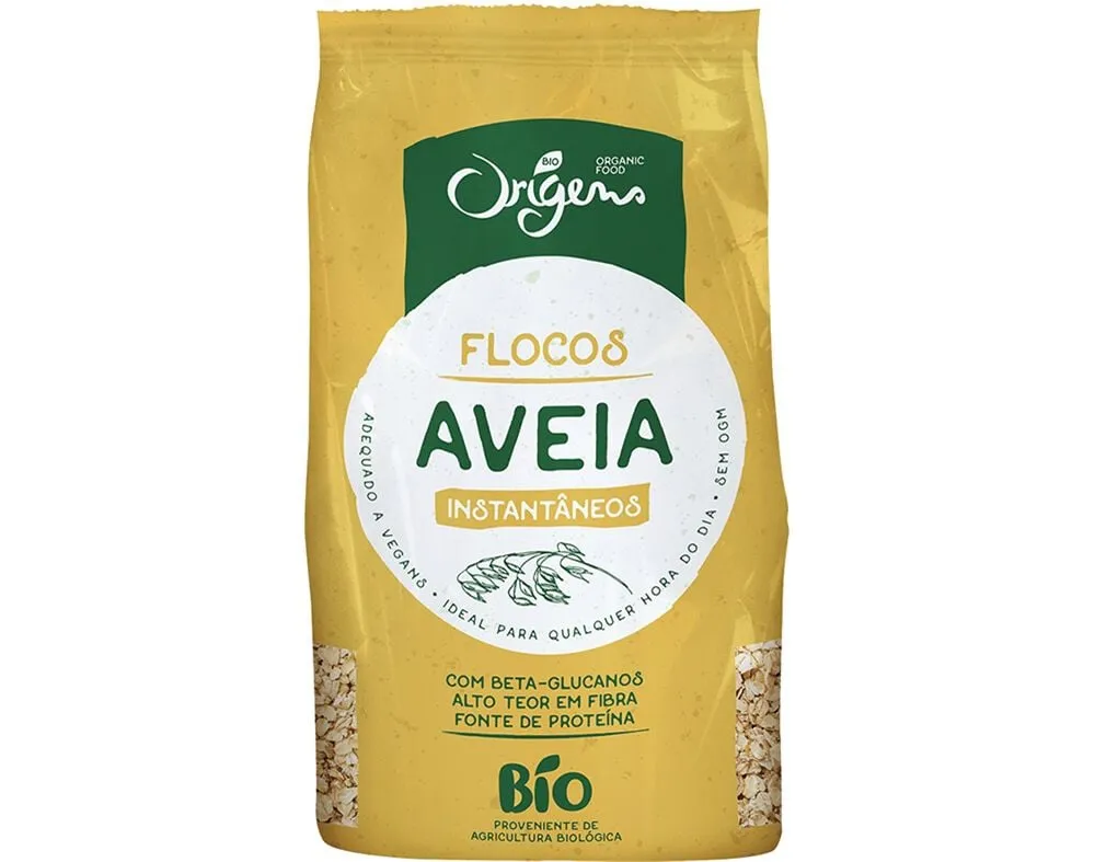 Flocos origens de aveia bio instantaneos 400 g
