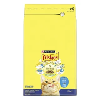 Ração para Gato Esterilizado com Salmão, 1.5kg Friskies