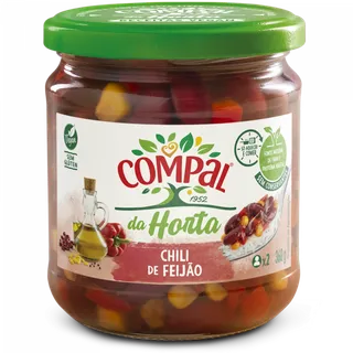 Chili de Feijão em Frasco Compal