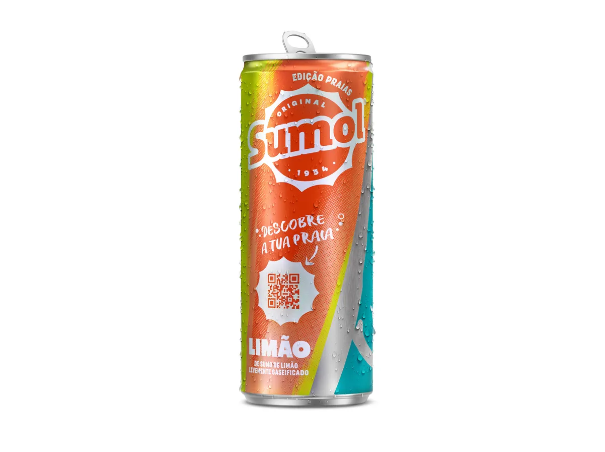 Refrigerante c/ gãs Sumol limão 0,33 L