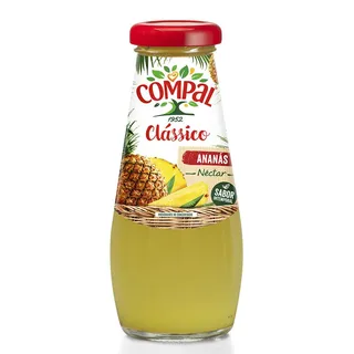 Néctar classico de ananás, garrafa de 200 ml Compal