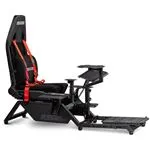 Cockpit Next Level Racing Flight Simulator - Preto | Vermelho