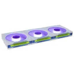 Ventoinha Lian Li UNI FAN SL120 Infinity Wireless RGB Reverse Blade PWM Branco 120mm (Pack 3) LianLi