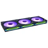 Ventoinha Lian Li UNI FAN SL120 Infinity Wireless RGB PWM Preto 120mm (Pack 3)