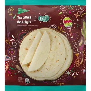 Tortilhas Mexicanas de Trigo Pack 8 embalagem 320 g - El Corte Inglés