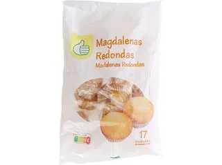 Madalenas Polegar redondas 17un 615 g