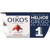 Oikos morango, embalagem de 4 x 110g