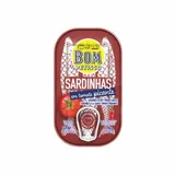 Sardinha Inteira Tomate Picante Bom Petisco 120g