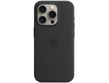 Capa APPLE iPhone 15 Pro Silicone com MagSafe (Preto)