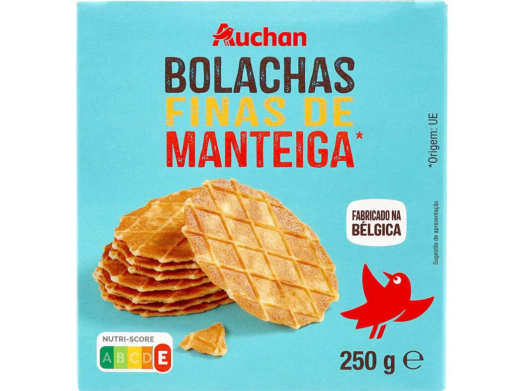Bolacha Auchan de manteiga 250 g
