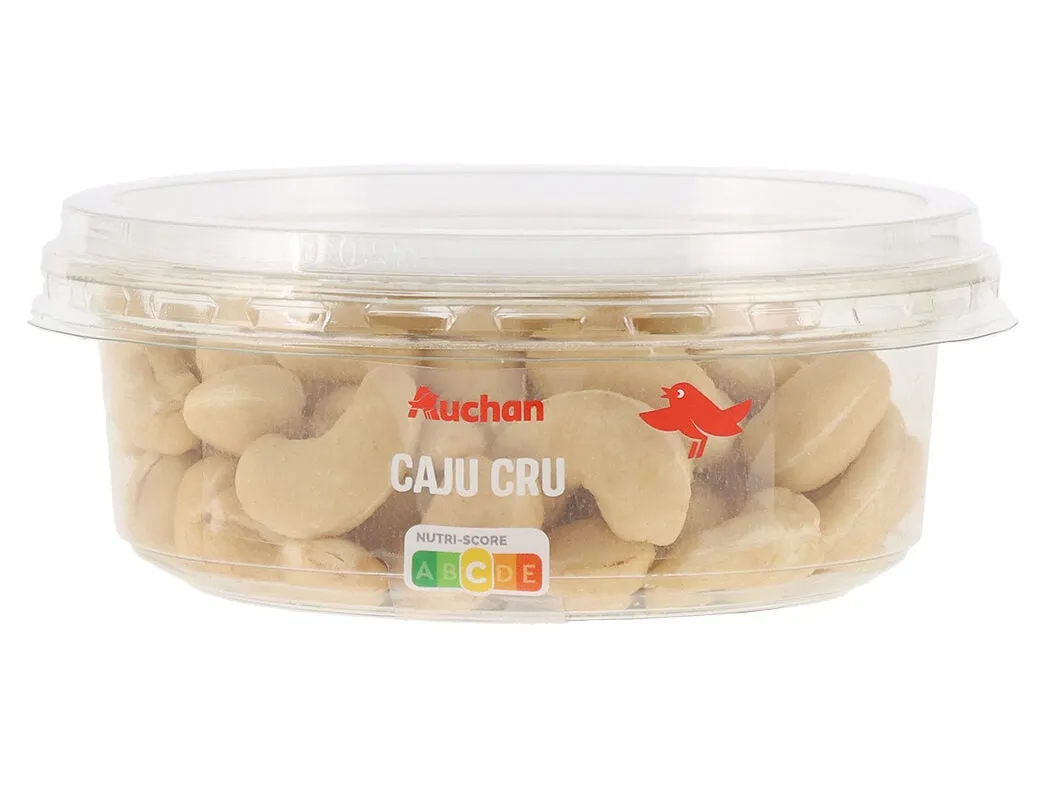 Cajú Auchan cru 125 g