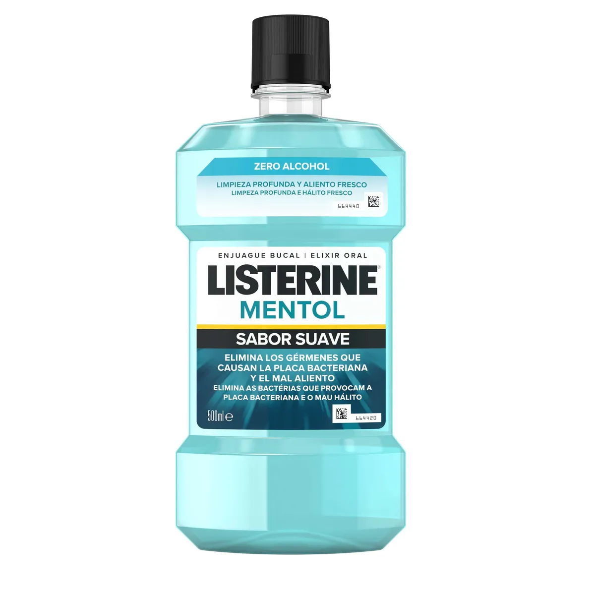 Elixir Listerine menta suave 500 ml