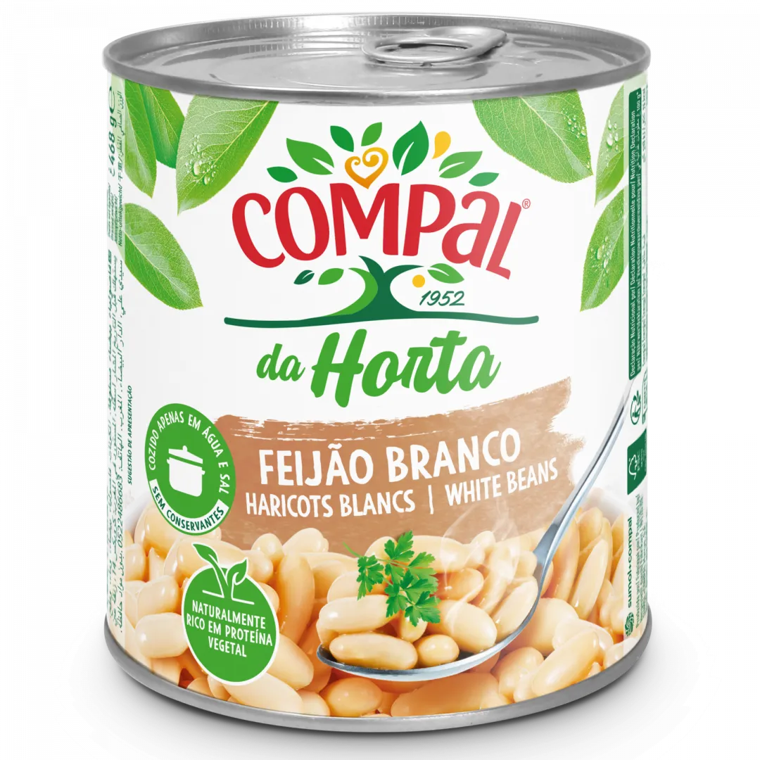 Feijão Branco Cozido em Lata