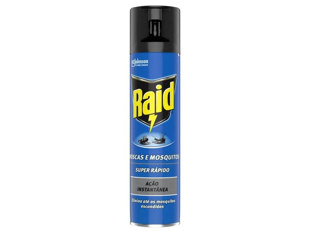 Insecticida RAID super rápido moscas e mosquitos