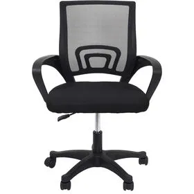 Cadeira de Escritório Ergonómica Preta Kasa