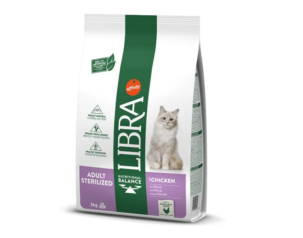 Ração para gato Libra esterilizado 3 kg