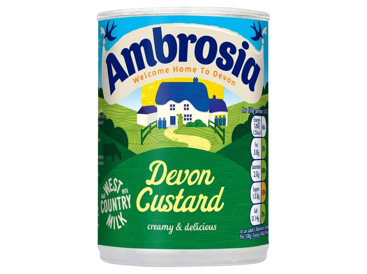 Sobremesa Ambrosia devon custard can 400 g