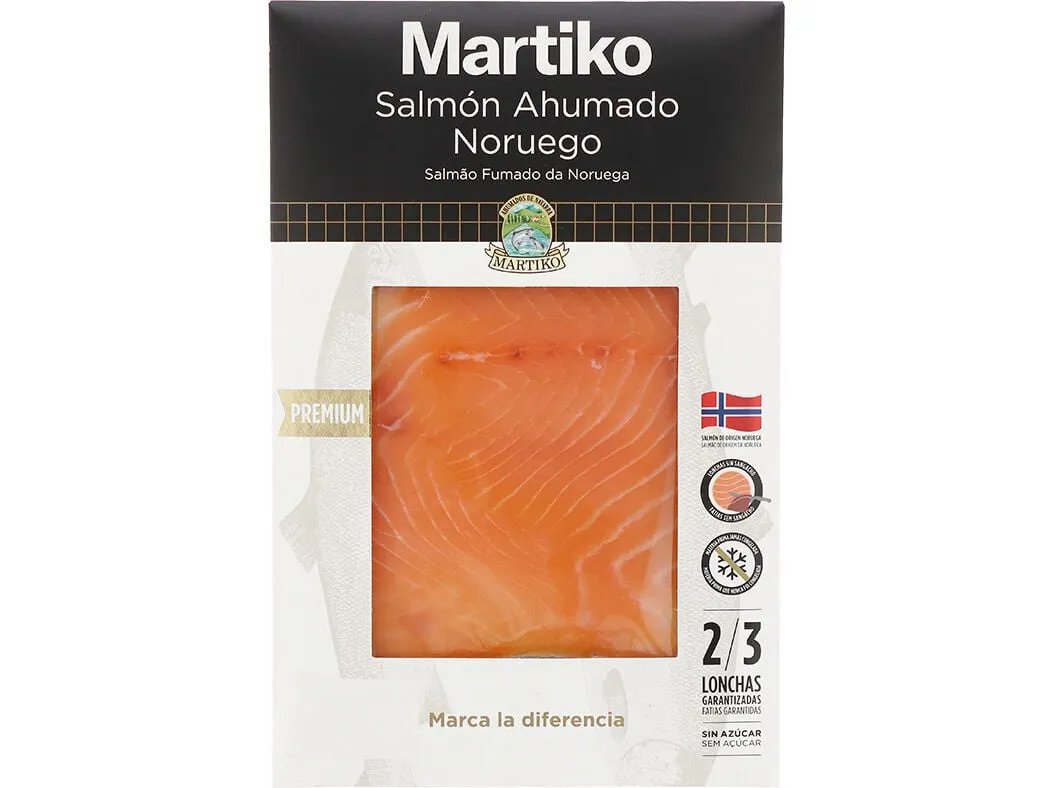 Salmão da noruega fumado Martiko 80 g