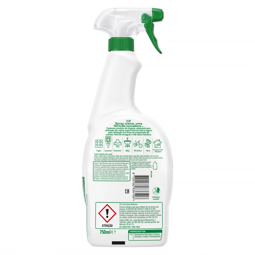 Spray Creme Branco Cleanboost