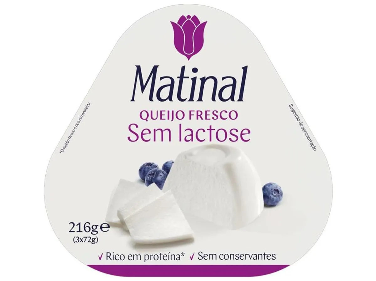 Queijo Matinal fresco sem lactose 3 x 72 g