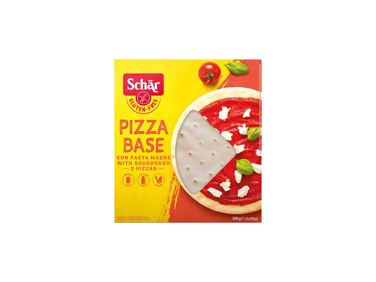 Bases pizza Schar sem glúten e sem lactose 2un 300 g