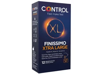 Preservativos finissimo original XL Control 12 unid