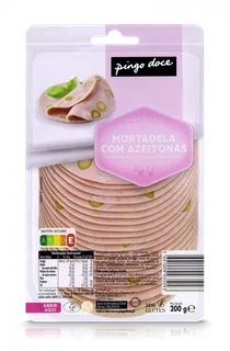 Mortadela com Azeitonas Fatiada Pingo Doce