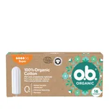 Tampões O.B.. organic super 16un