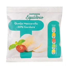 Queijo Mozzarella Light Continente Equilíbrio