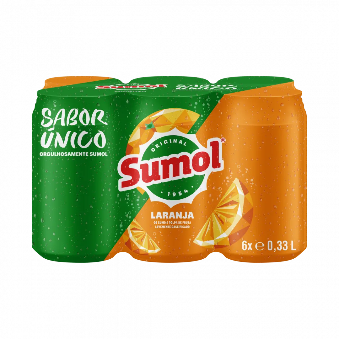 Refrigerante Sumol de Laranja Pack 6