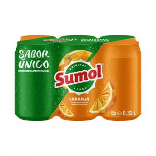 Refrigerante Sumol de Laranja Pack 6