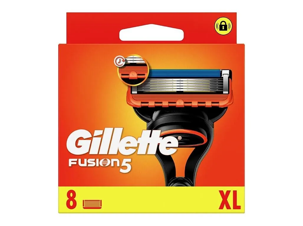 Recarga lâminas Gillette fusion 8un