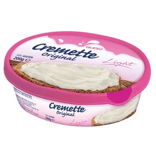 Queijo Creme Light unidade 200 g - Cremette