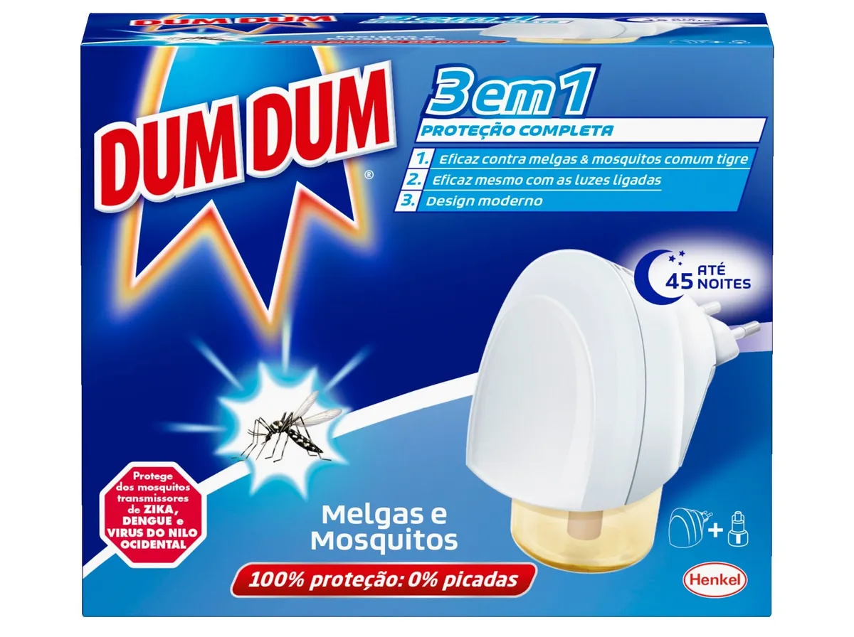 Insecticida DUM DUM eléctrico melgas e mosquitos 18 ml