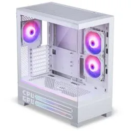 Caixa Extended-ATX Phanteks XT View Matrix D-RGB Tempered Glass Branca